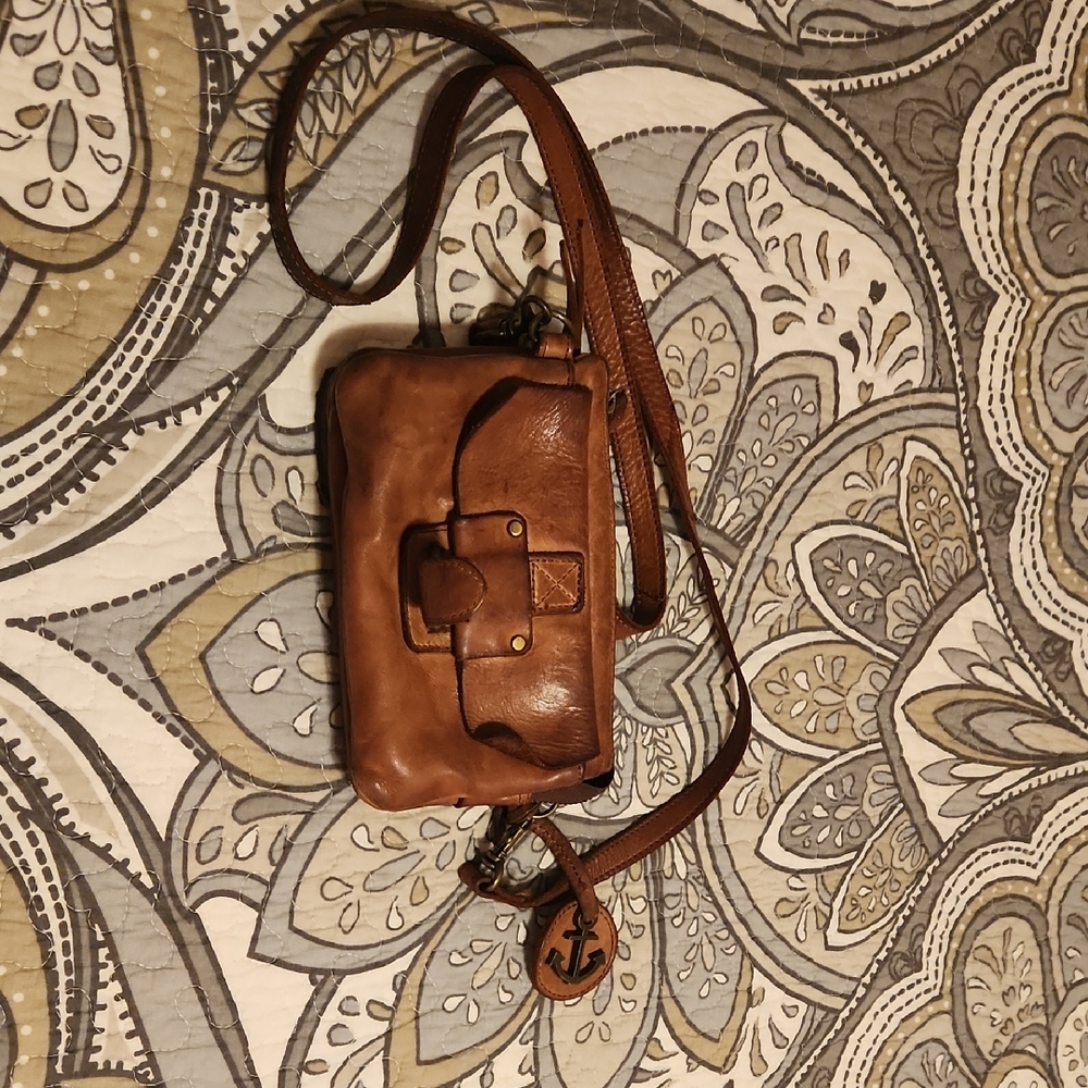Harbour 2nd Brown Leather Crossbody Bag